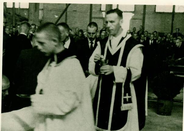 Foto genomen tijdens een uitvaart dienst